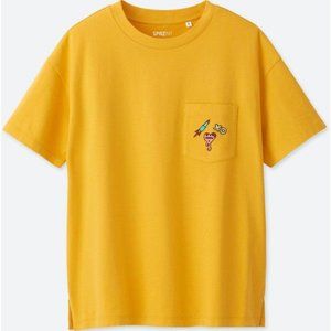 Uniqlo SprzNY Timothy Goodman Yellow Graphic Tee